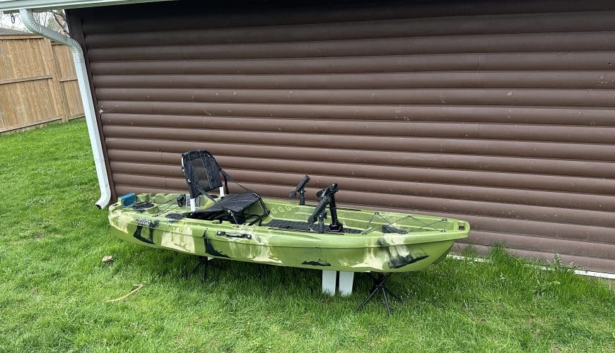 New Camo Pedal Fishing Kayak – Sleek Pro Angler