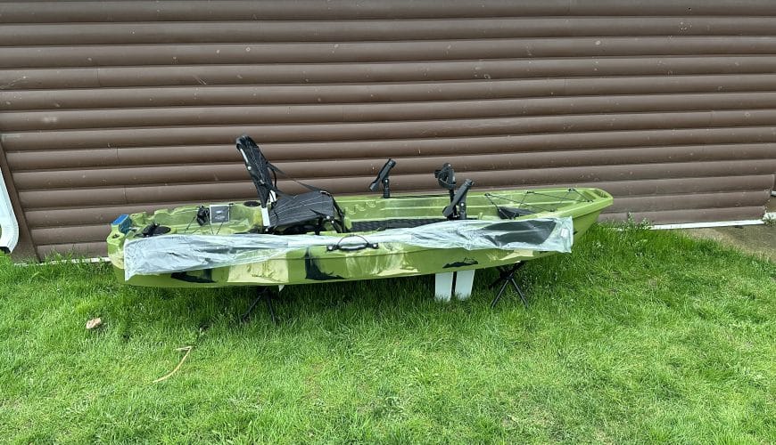 New Camo Pedal Fishing Kayak – Sleek Pro Angler