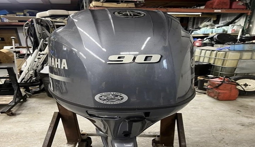 2019 Used Yamaha 90 HP 4-Stroke Outboard Motor Boat Engine