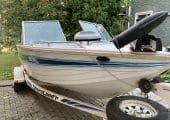 1992 crestliner phantom 17 ft fish/ski