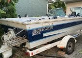 1992 crestliner phantom 17 ft fish/ski