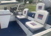 1989 17′ Springbok Pro Series170 Fish & Ski w80 Hp Yamaha 4 stroke & EZ loader trailer