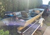 16 Foot Lowe Fishing Boat and Trailer with Everything