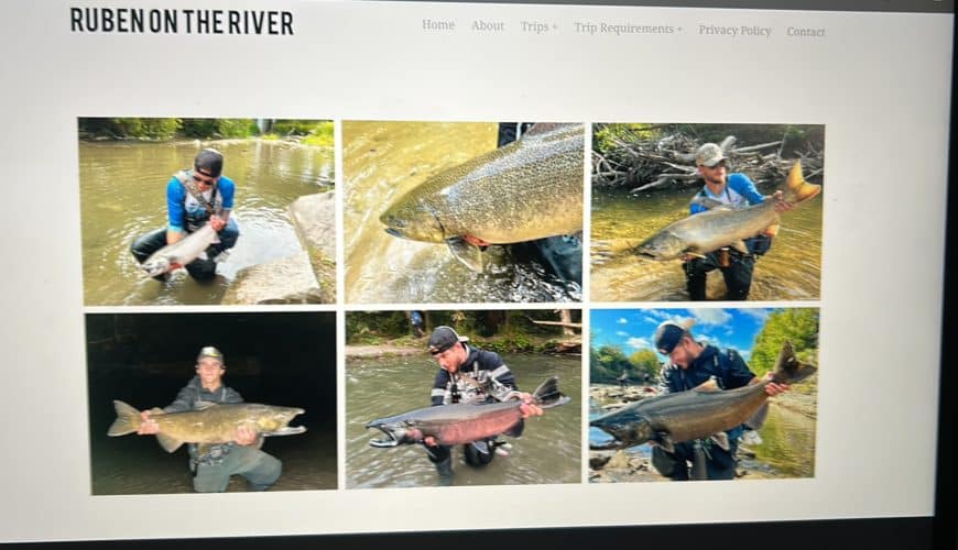 Guided river fishing trips