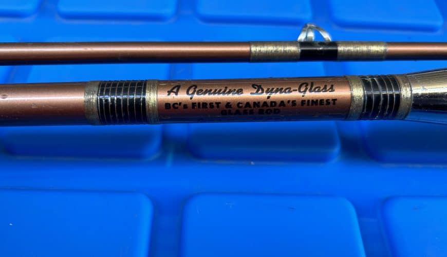 Campbell River Tyee club original glass rod