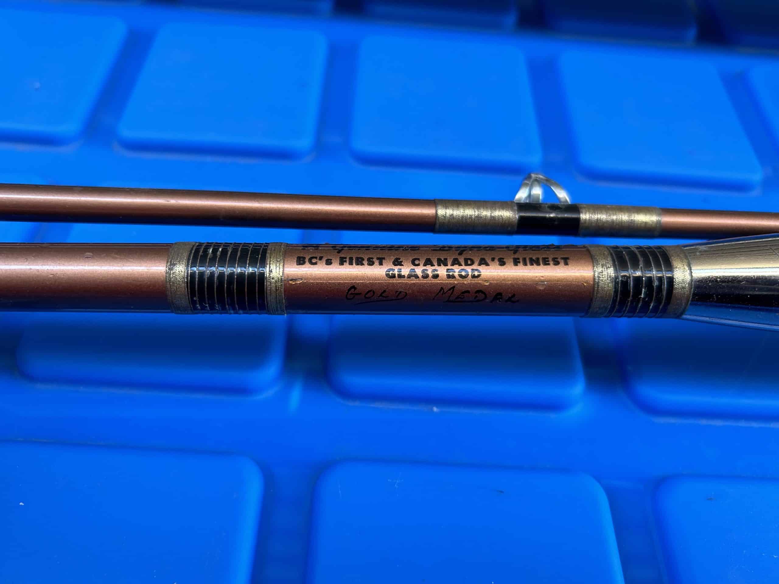 Campbell River Tyee club original glass rod