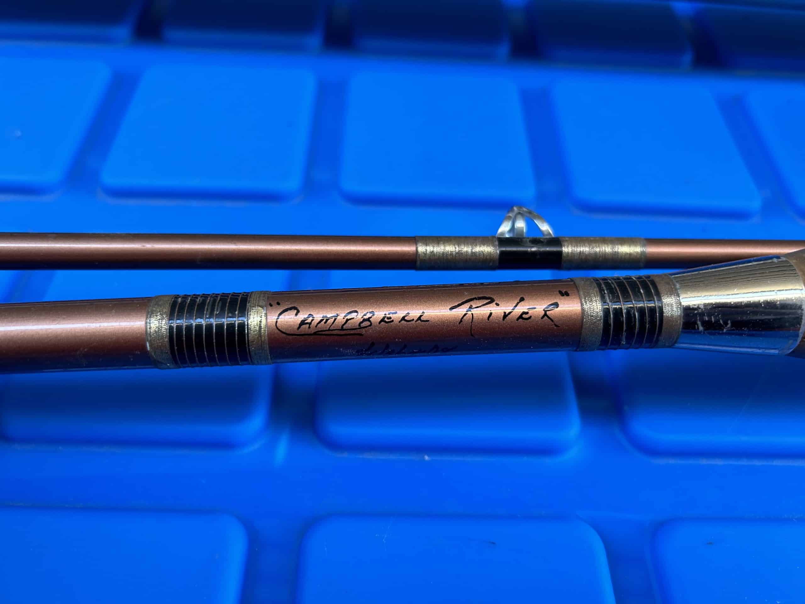 Campbell River Tyee club original glass rod