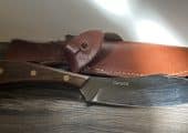 Grohmann Belt Knife with leather sheath