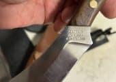 Grohmann Belt Knife with leather sheath