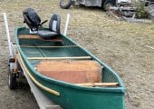 Fully fibreglassed Peterborough Freighter Canoe