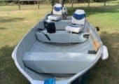 Immaculate Aluminum Fishing Boat Pkg. ready to go!