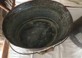 Rare Copper Minnow Fish Bait Basket, as found condition. Maker / circa unknown