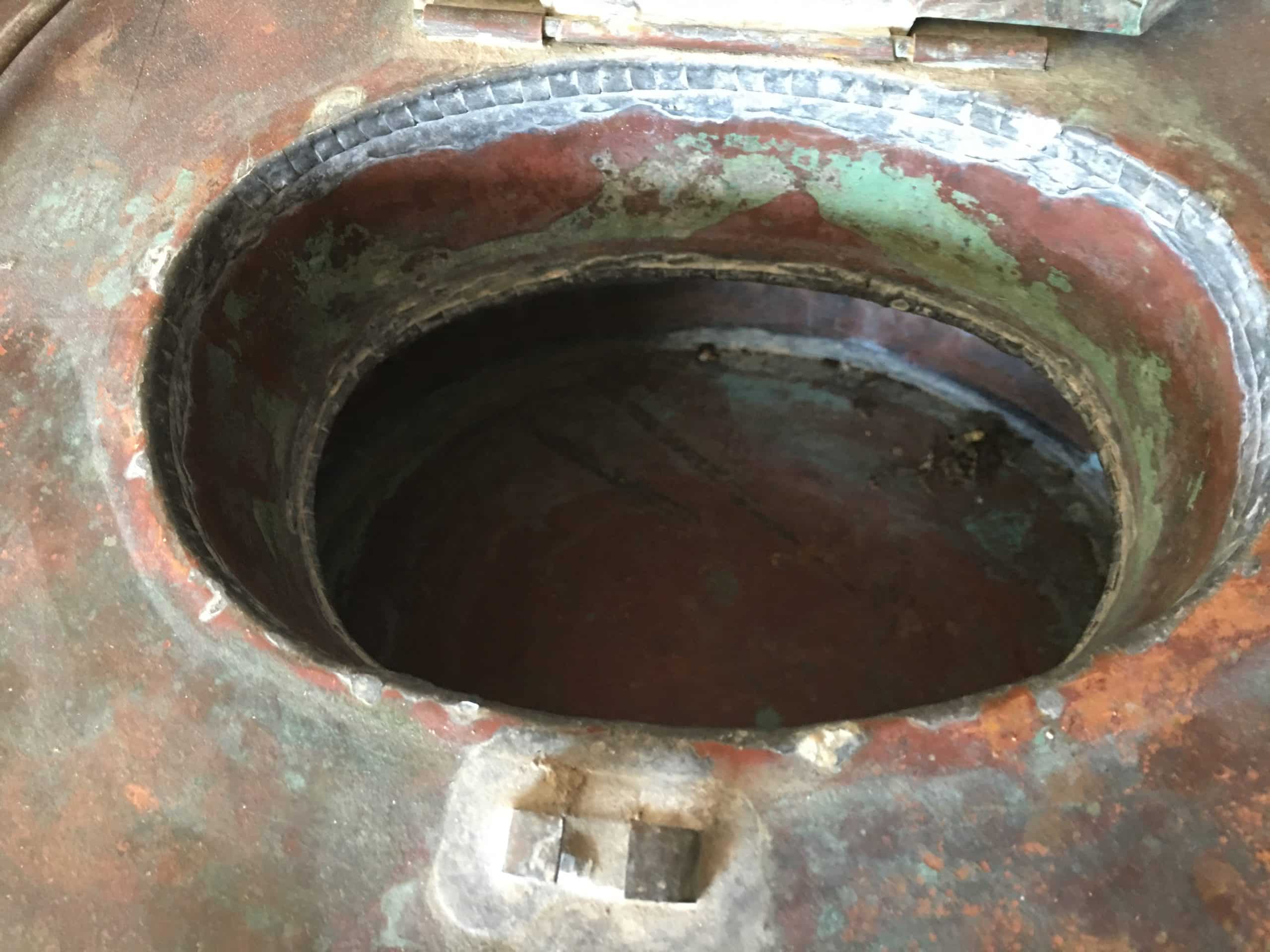 Rare Copper Minnow Fish Bait Basket, as found condition. Maker / circa unknown