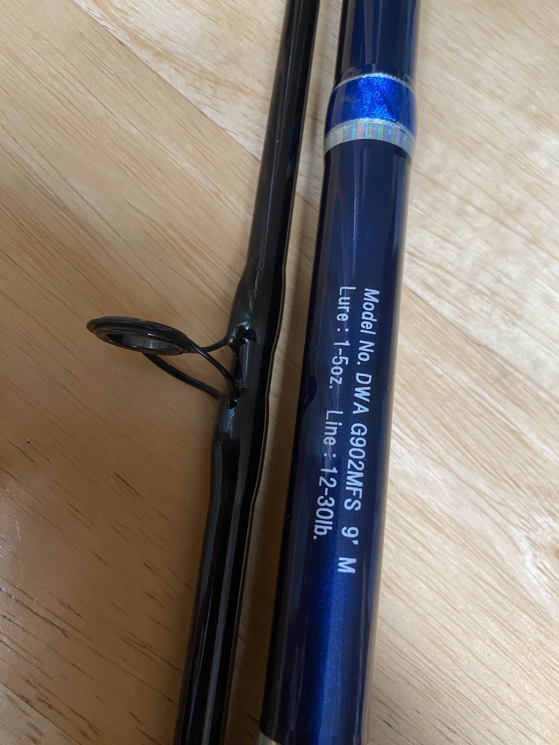 Daiwa 9′ Fishing Rod and Reel for Salmon and Big Fishes