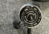 St Croix ice fishing rod with Black Betty Reel