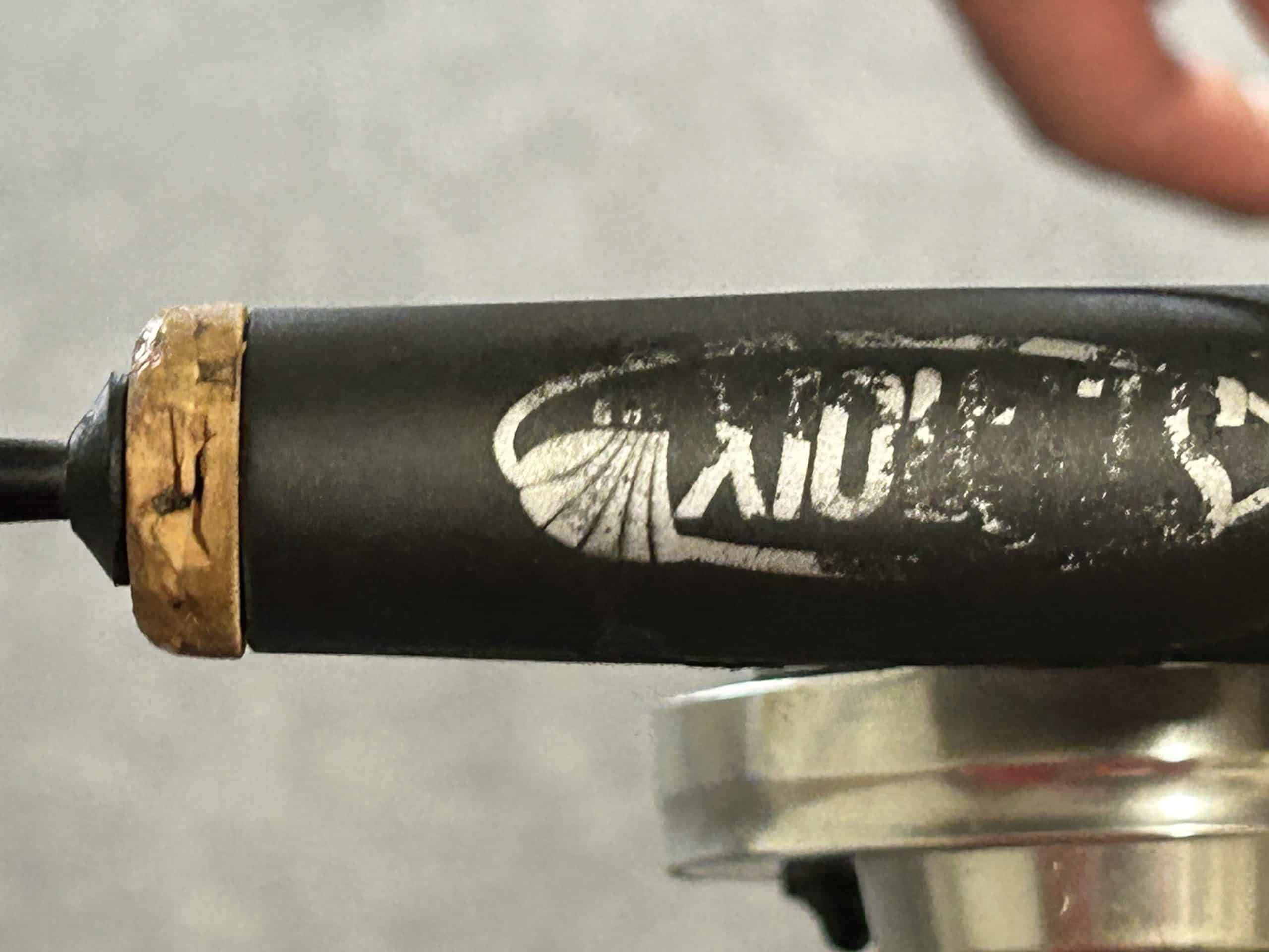 St Croix ice fishing rod with Black Betty Reel