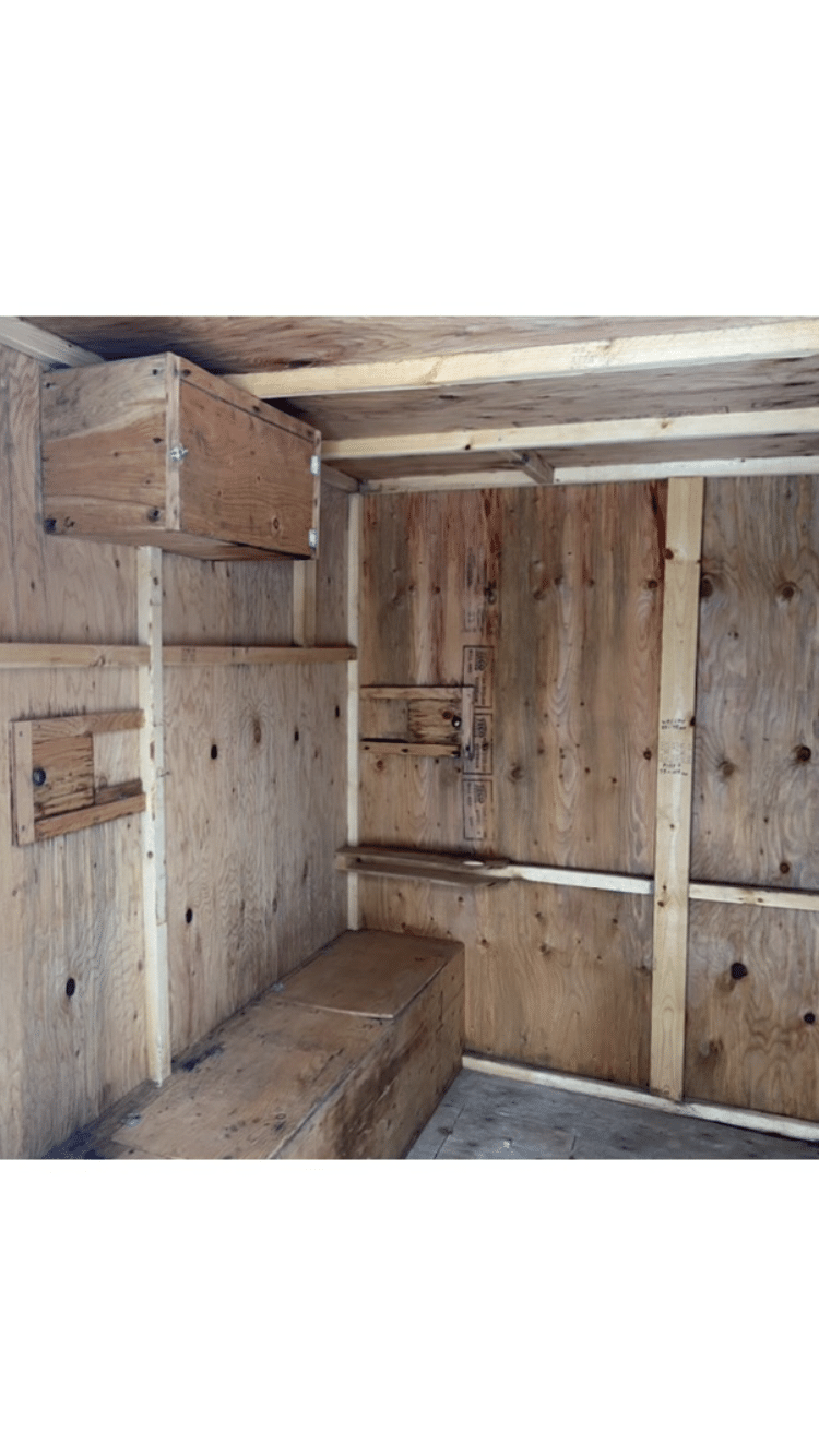 Ice fishing shack