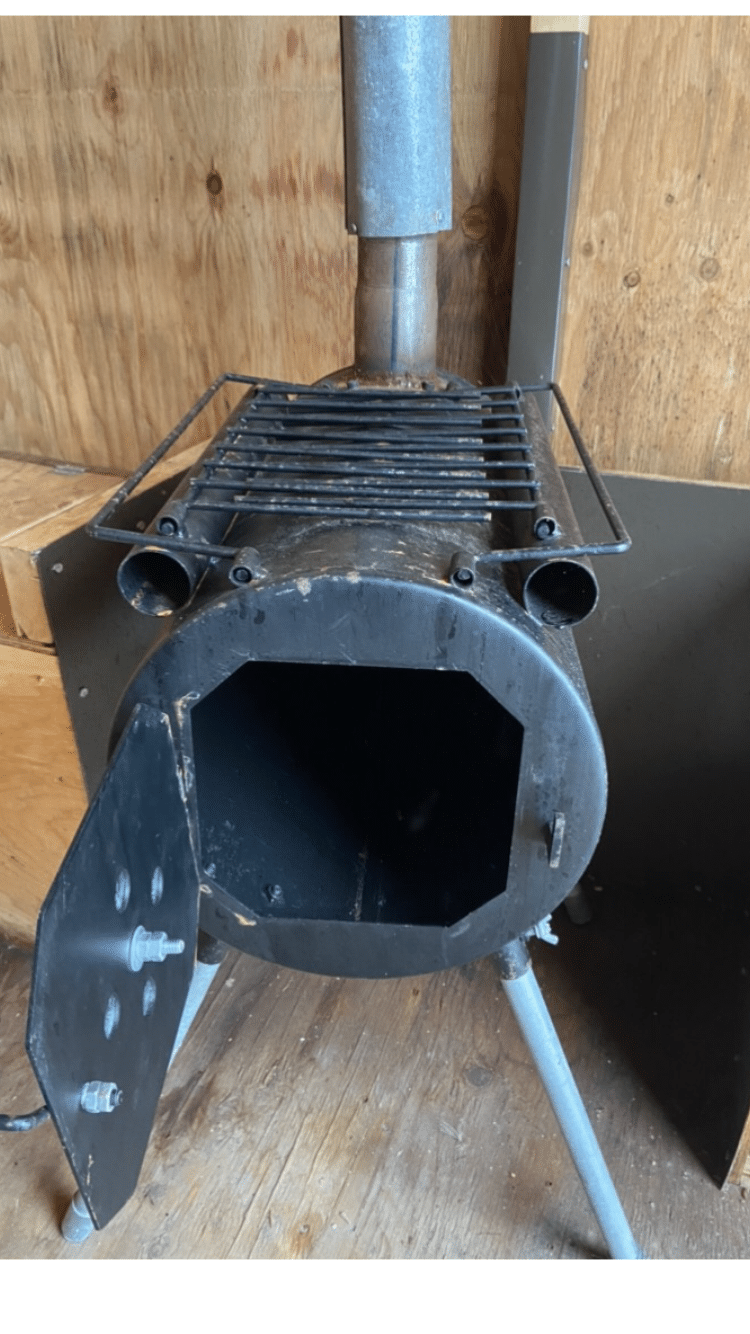 Ice fishing shack