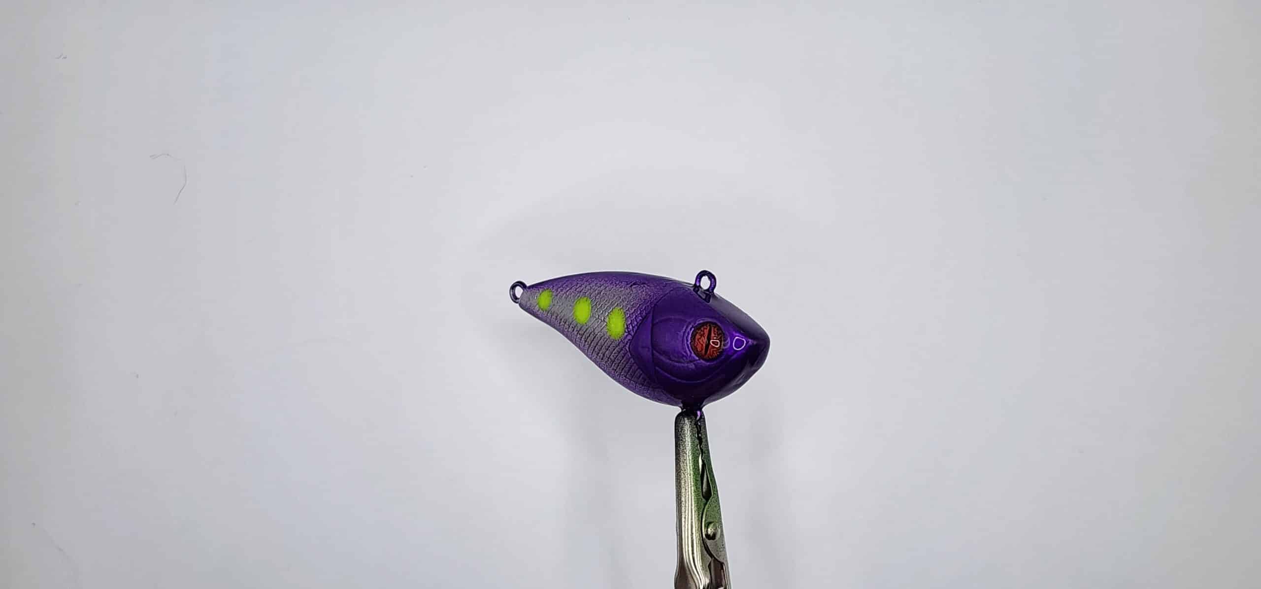 Custom painted rattle baits