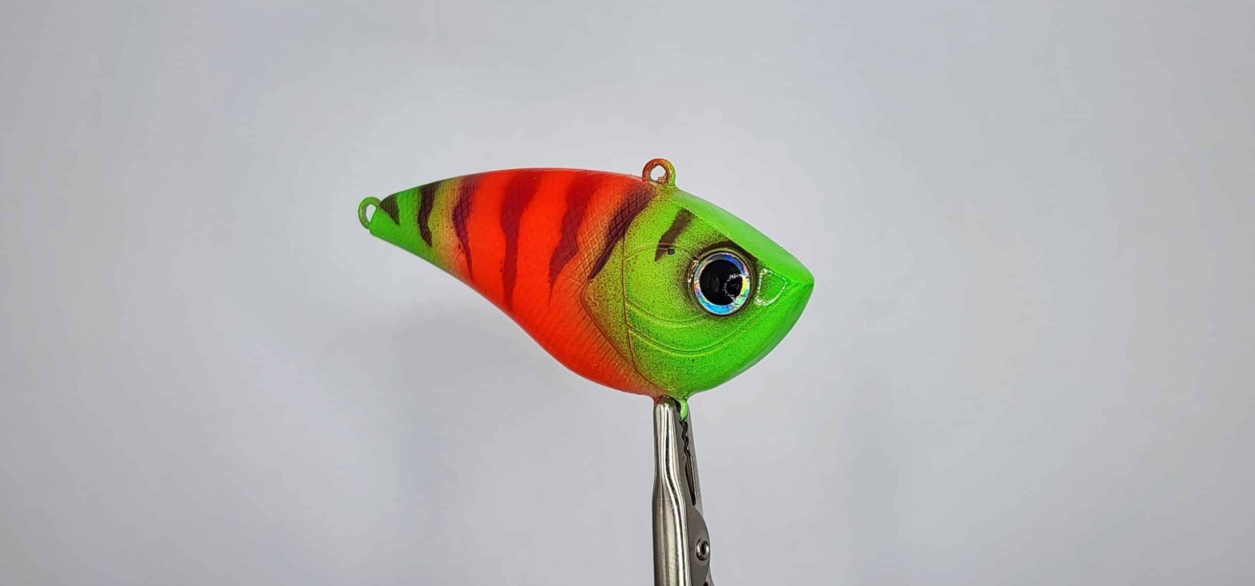 Custom painted rattle baits