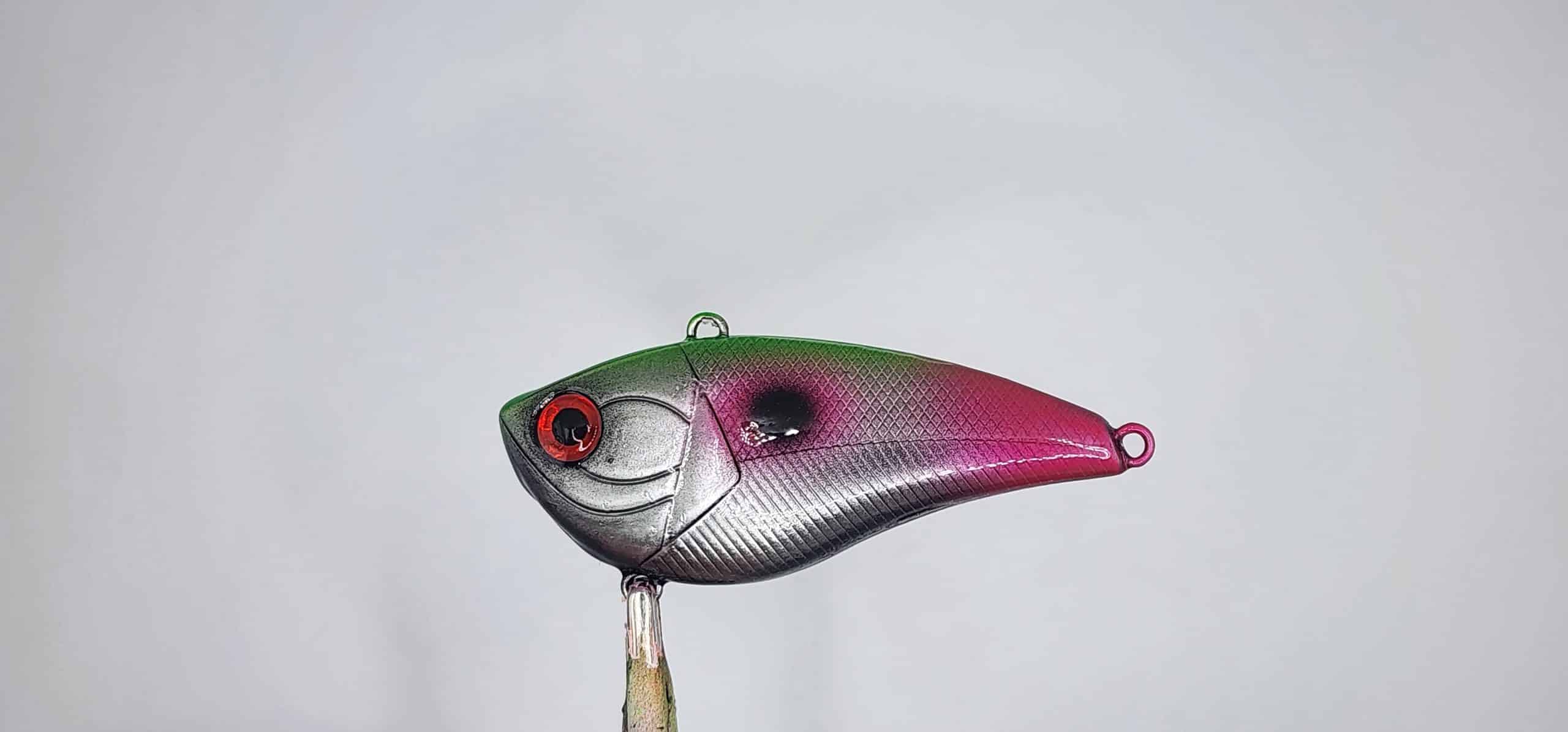 Custom painted rattle baits