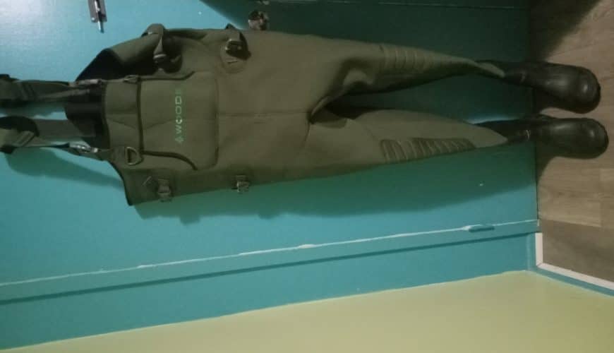 Fishing waders woods size 9