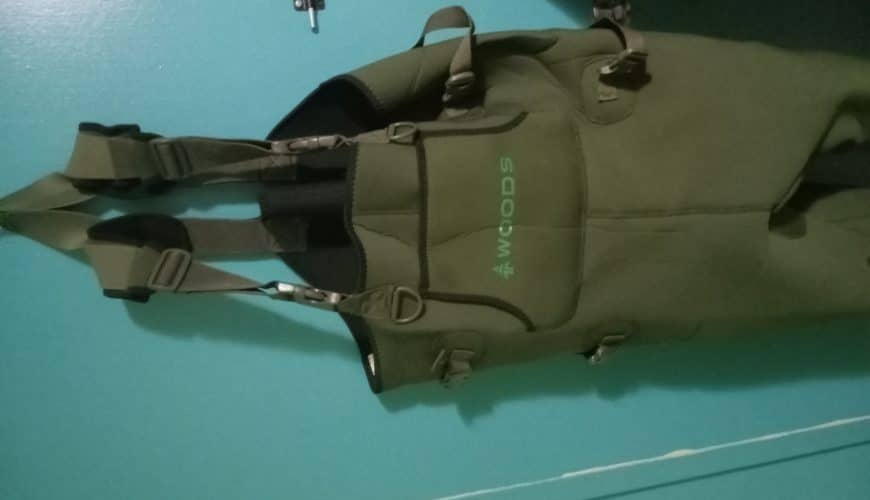 Fishing waders woods size 9