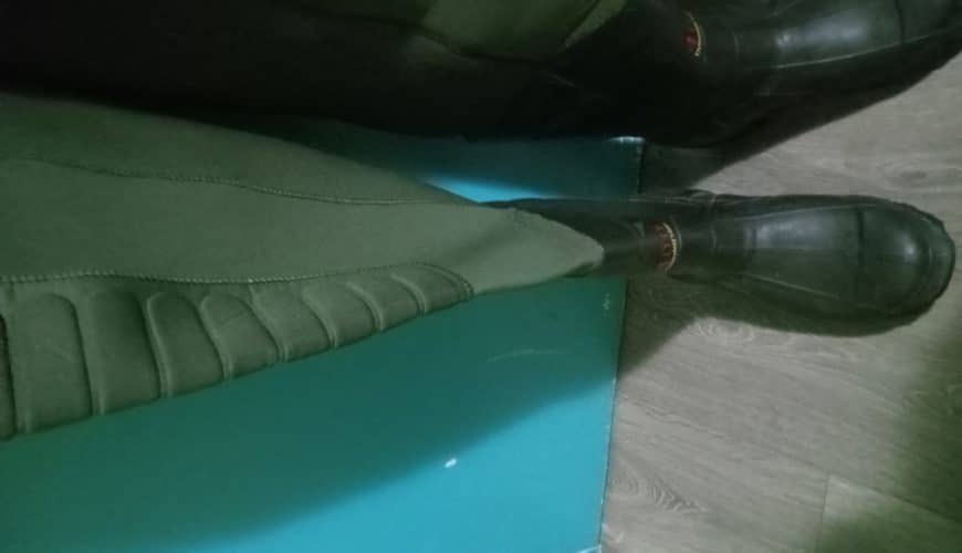 Fishing waders woods size 9