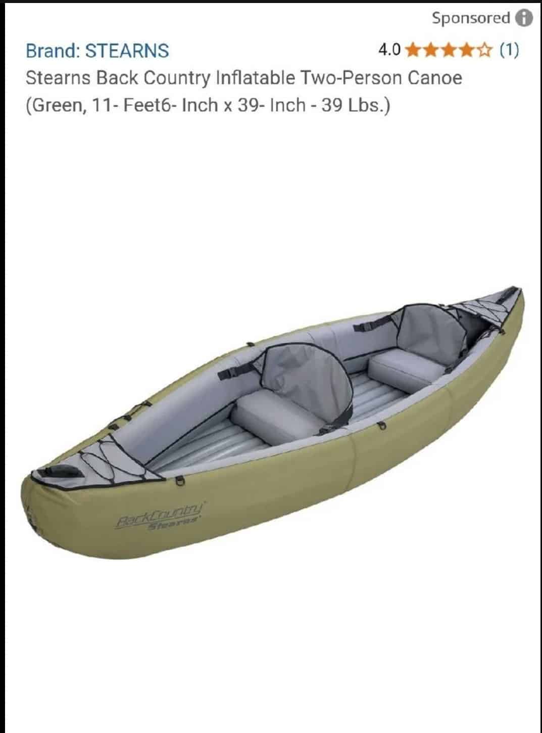 Inflatable Canoe