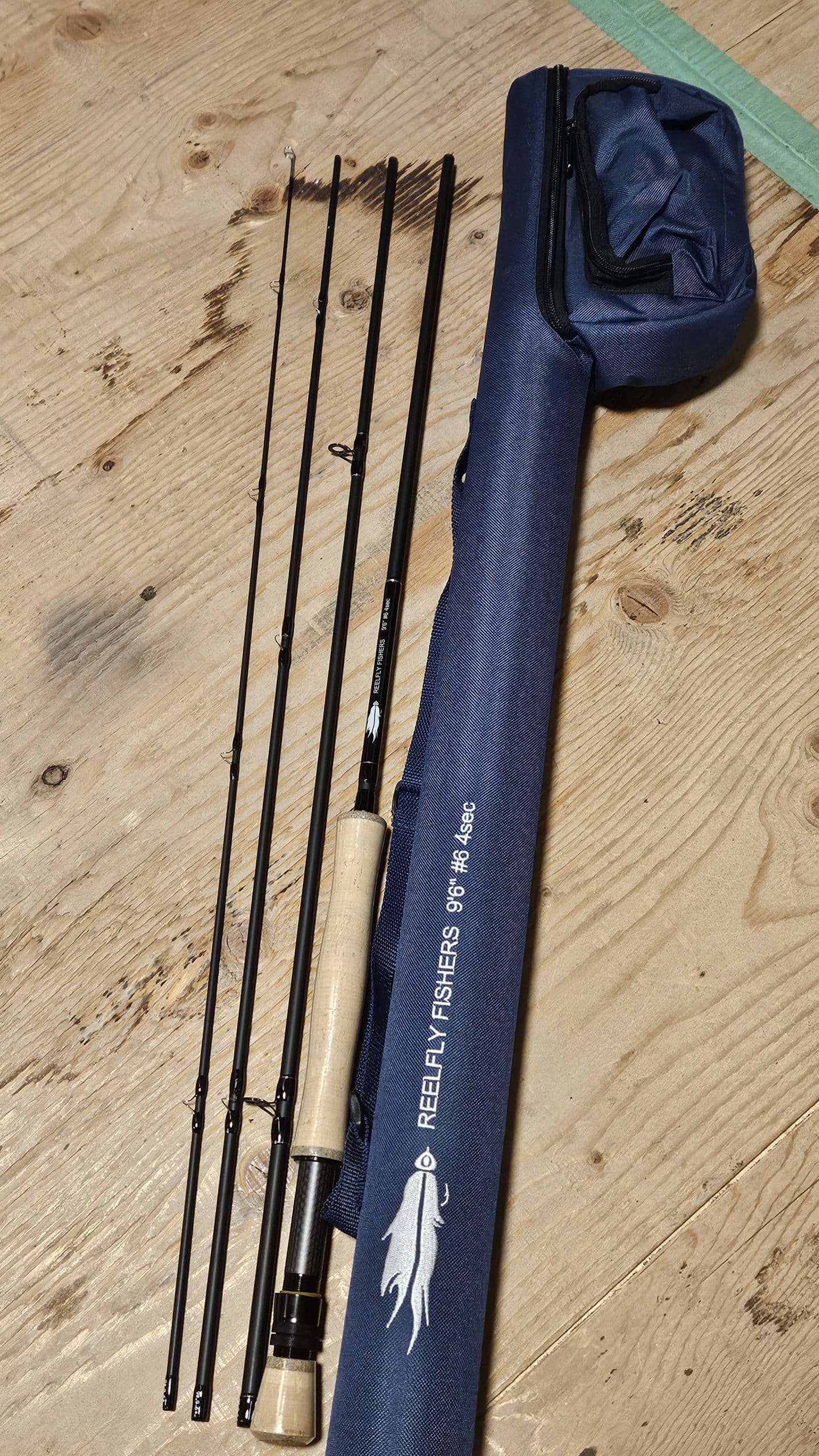 Brand New 9’6″ 6wt Fly Rod, Medium-Fast Action, 4-Piece