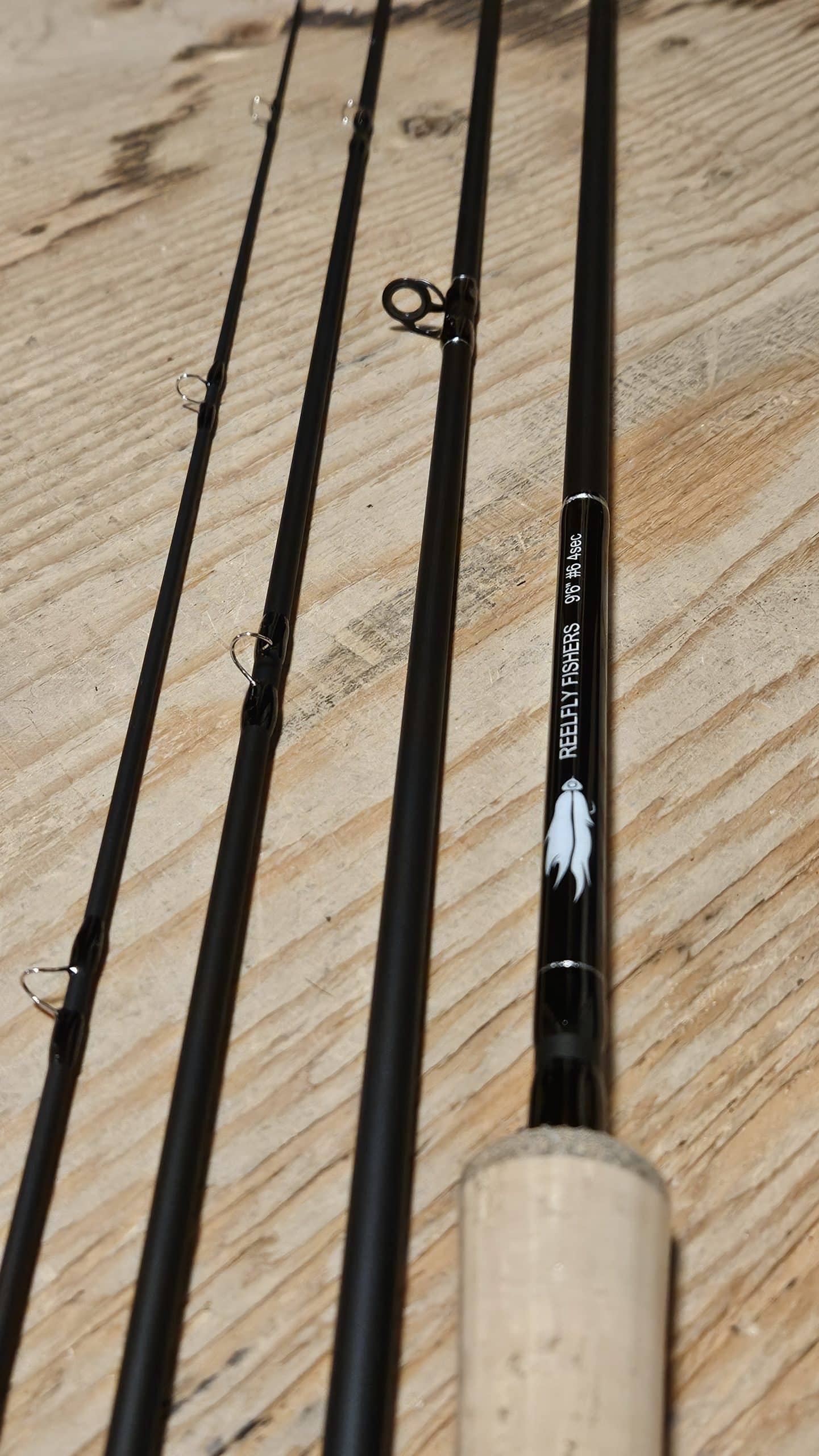 Brand New 9’6″ 6wt Fly Rod, Medium-Fast Action, 4-Piece